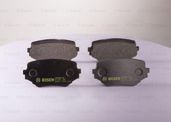 BOSCH 0 986 BB0 160 - Тормозные колодки, дисковые, комплект www.autospares.lv