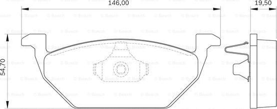 BOSCH 0 986 BB0 139 - Bremžu uzliku kompl., Disku bremzes www.autospares.lv