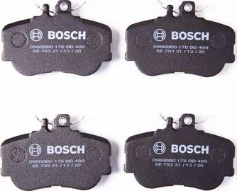 BOSCH 0 986 BB0 176 - Bremžu uzliku kompl., Disku bremzes www.autospares.lv