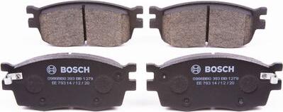 BOSCH 0 986 BB0 393 - Bremžu uzliku kompl., Disku bremzes www.autospares.lv