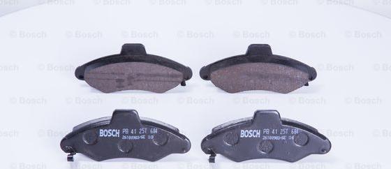 BOSCH 0 986 BB0 265 - Тормозные колодки, дисковые, комплект www.autospares.lv