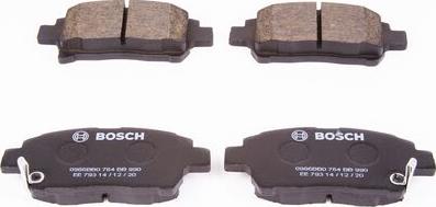 BOSCH 0 986 BB0 764 - Тормозные колодки, дисковые, комплект www.autospares.lv