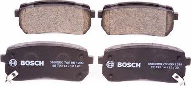 BOSCH 0 986 BB0 765 - Bremžu uzliku kompl., Disku bremzes www.autospares.lv