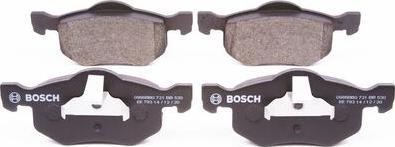 BOSCH 0 986 BB0 721 - Bremžu uzliku kompl., Disku bremzes autospares.lv