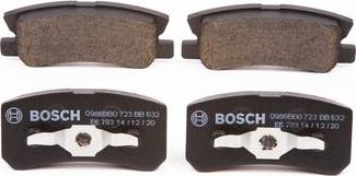 BOSCH 0 986 BB0 723 - Bremžu uzliku kompl., Disku bremzes autospares.lv