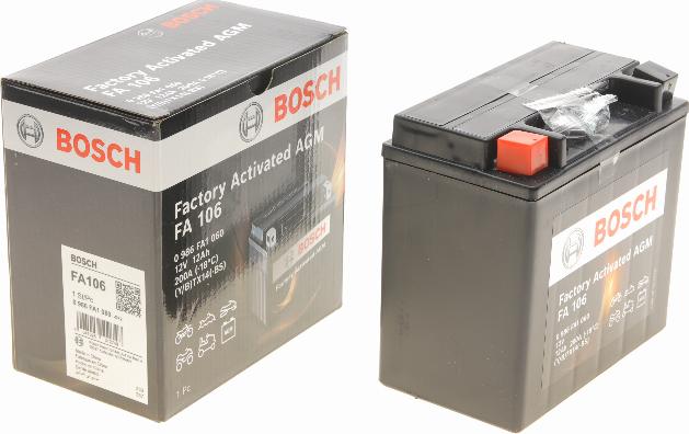 BOSCH 0 986 FA1 060 - Startera akumulatoru baterija www.autospares.lv