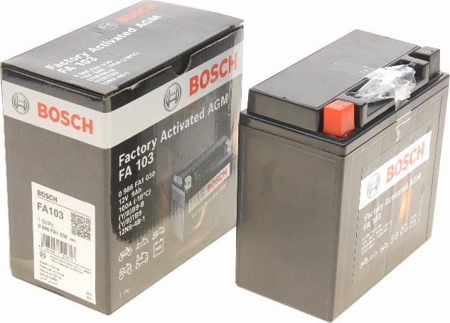 BOSCH 0 986 FA1 030 - Startera akumulatoru baterija www.autospares.lv