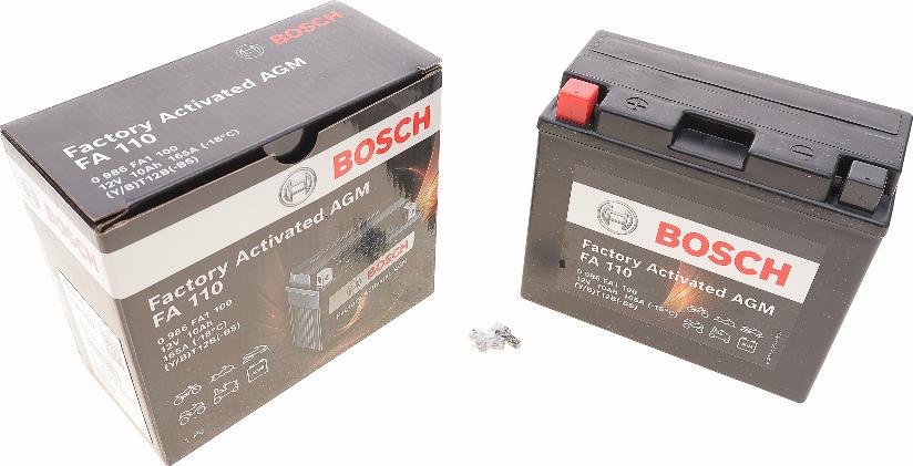 BOSCH 0 986 FA1 100 - Startera akumulatoru baterija www.autospares.lv