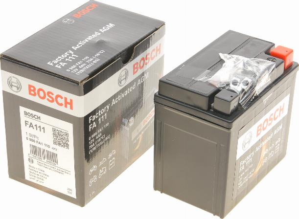 BOSCH 0 986 FA1 110 - Startera akumulatoru baterija www.autospares.lv