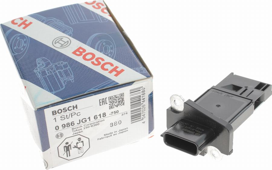 BOSCH 0 986 JG1 618 - Gaisa masas mērītājs www.autospares.lv