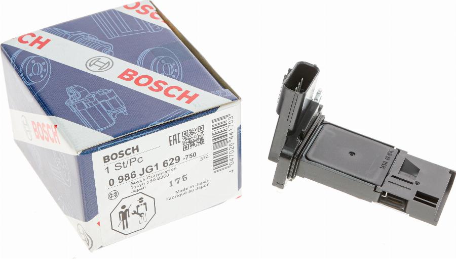 BOSCH 0 986 JG1 629 - Gaisa masas mērītājs www.autospares.lv