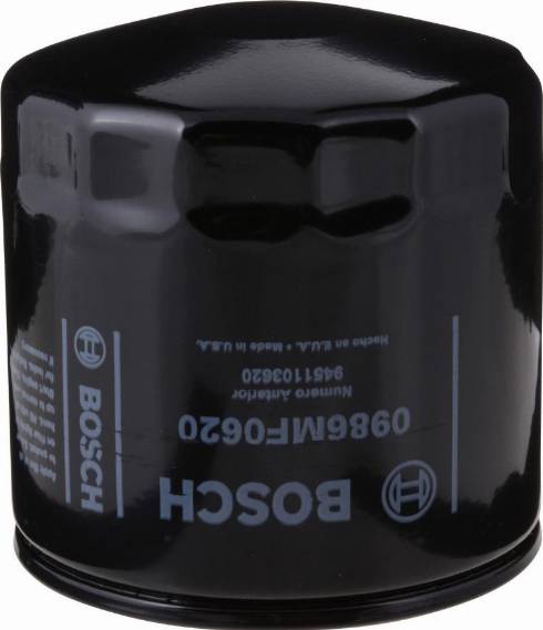 BOSCH 0 986 MF0 620 - Eļļas filtrs www.autospares.lv