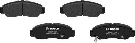 BOSCH 0 986 T11 321 - Bremžu uzliku kompl., Disku bremzes www.autospares.lv