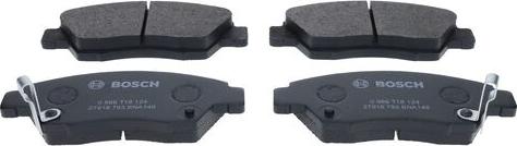 BOSCH 0 986 T18 124 - Brake Pad Set, disc brake www.autospares.lv