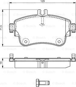 BOSCH 0 986 TB3 194 - Bremžu uzliku kompl., Disku bremzes www.autospares.lv