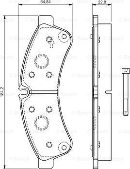 BOSCH 0 986 TB3 191 - Тормозные колодки, дисковые, комплект www.autospares.lv