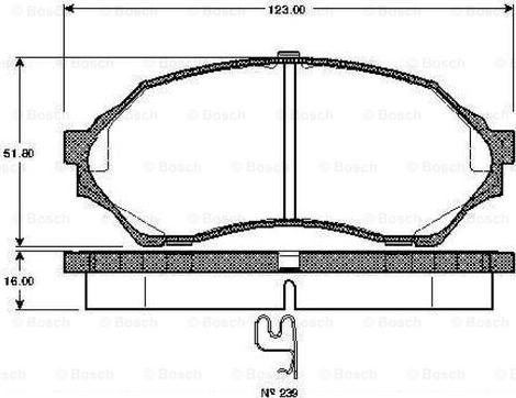 ATE 605802 - Bremžu uzliku kompl., Disku bremzes www.autospares.lv