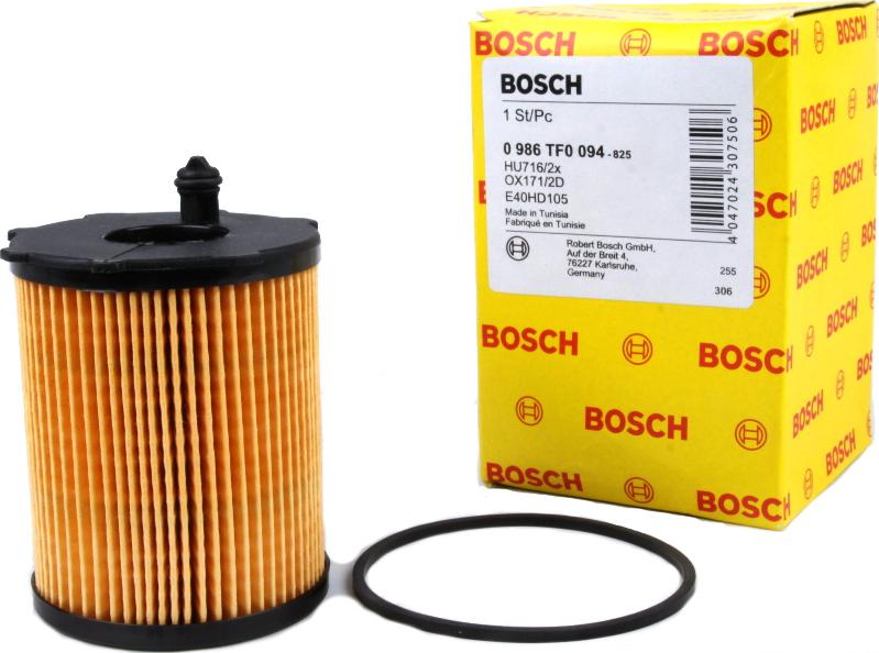 BOSCH 0 986 TF0 094 - Oil Filter www.autospares.lv