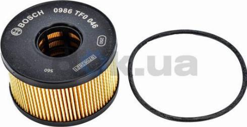 BOSCH 0 986 TF0 046 - Eļļas filtrs www.autospares.lv