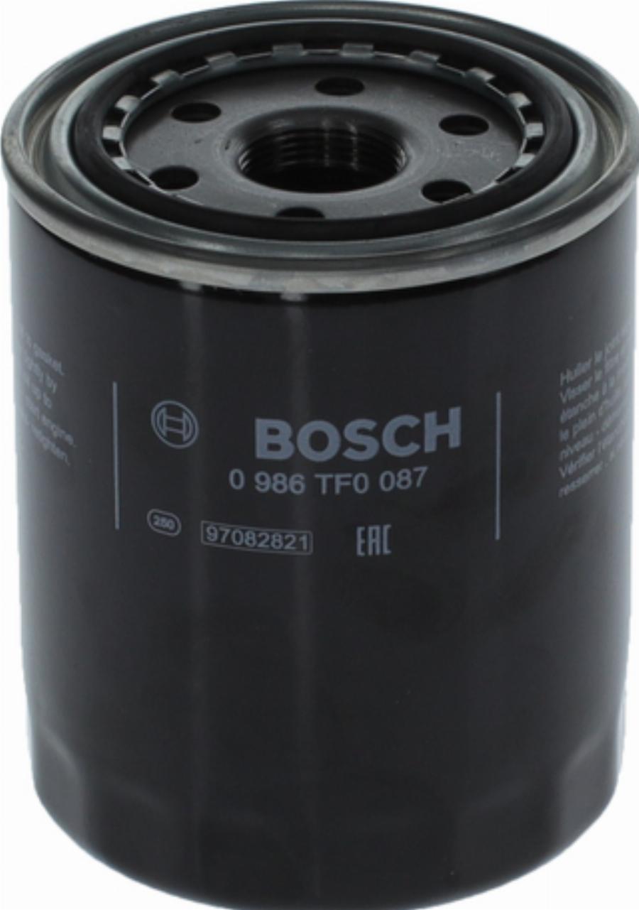 BOSCH 0 986 TF0 087 - Eļļas filtrs www.autospares.lv