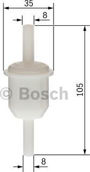 BOSCH 0 450 904 058 - Топливный фильтр www.autospares.lv