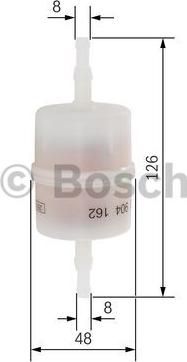 BOSCH 0 450 904 162 - Degvielas filtrs www.autospares.lv