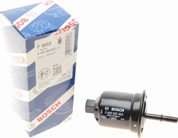 BOSCH 0 450 905 953 - Топливный фильтр www.autospares.lv