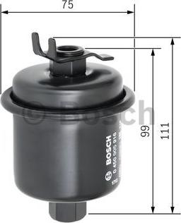 BOSCH 0 450 905 916 - Degvielas filtrs www.autospares.lv