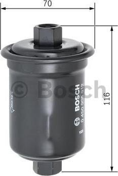 BOSCH 0 450 905 912 - Degvielas filtrs autospares.lv