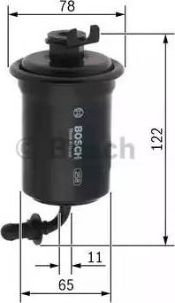 BOSCH 0 450 905 988 - Degvielas filtrs www.autospares.lv