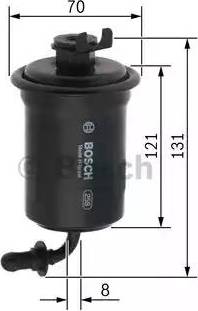 BOSCH 0 450 905 977 - Топливный фильтр www.autospares.lv