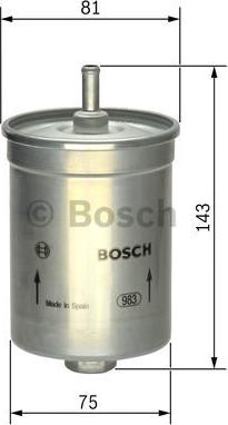 BOSCH 0 450 905 007 - Degvielas filtrs www.autospares.lv