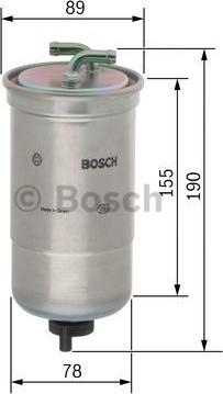 BOSCH 0 450 906 442 - Fuel filter www.autospares.lv