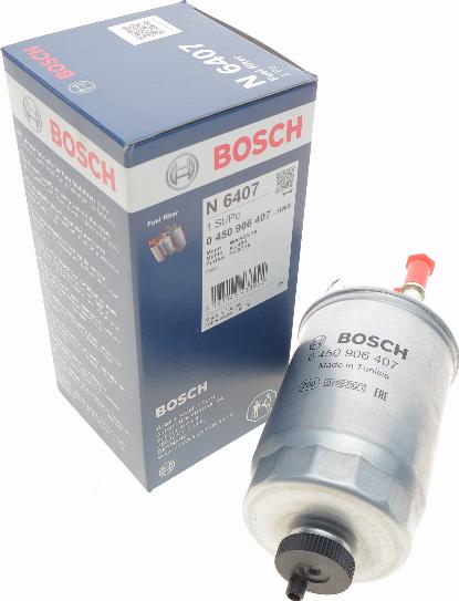 BOSCH 0 450 906 407 - Degvielas filtrs www.autospares.lv