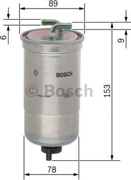 BOSCH 0 450 906 172 - Fuel filter www.autospares.lv