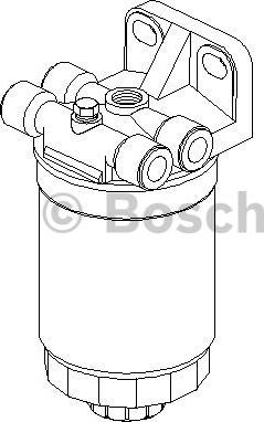 BOSCH 0 450 133 176 - Fuel filter www.autospares.lv