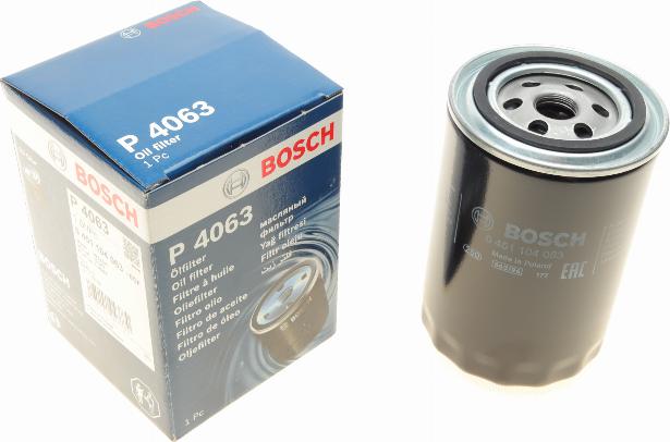 BOSCH 0 451 104 063 - Eļļas filtrs www.autospares.lv