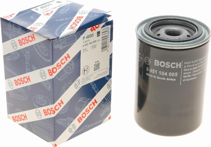 BOSCH 0 451 104 005 - Oil Filter www.autospares.lv