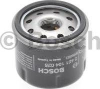 BOSCH 0 451 104 025 - Eļļas filtrs www.autospares.lv