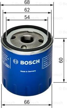 BOSCH 0 451 104 025 - Eļļas filtrs www.autospares.lv