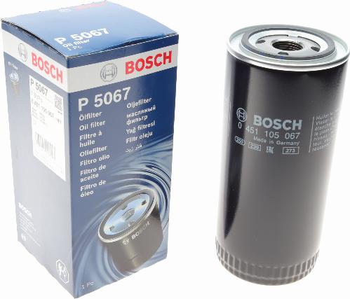 BOSCH 0 451 105 067 - Масляный фильтр www.autospares.lv