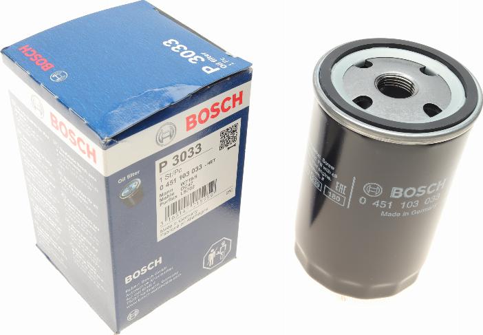 BOSCH 0 451 103 033 - Oil Filter www.autospares.lv