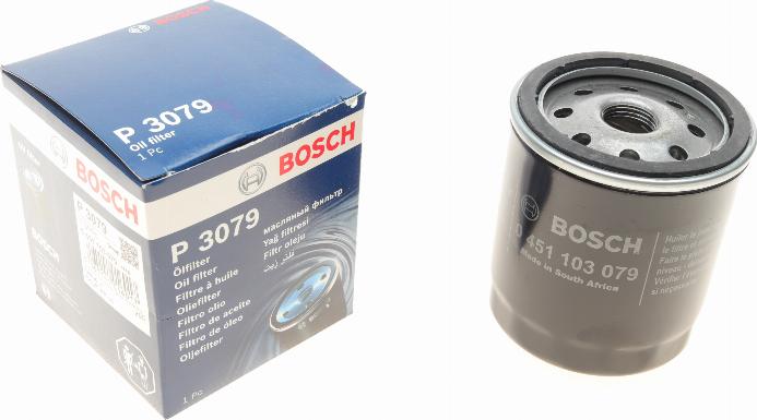 BOSCH 0 451 103 079 - Eļļas filtrs autospares.lv