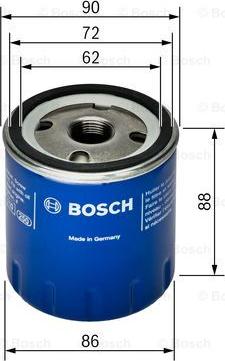 BOSCH 0 451 103 189 - Oil Filter www.autospares.lv