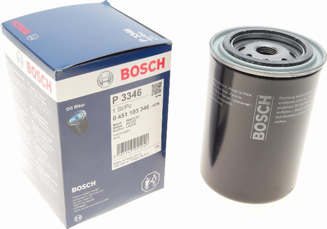 BOSCH 0 451 103 346 - Eļļas filtrs autospares.lv