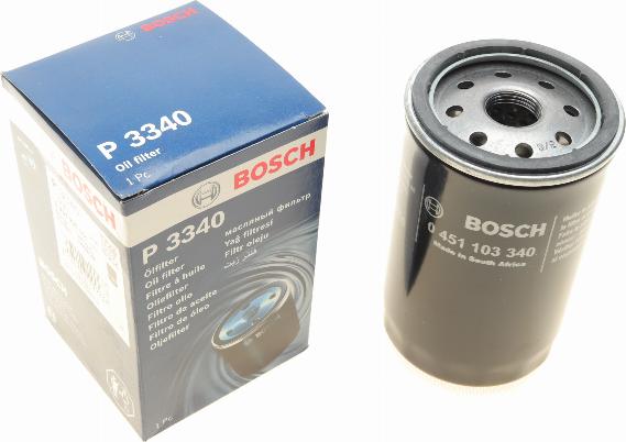 BOSCH 0 451 103 340 - Eļļas filtrs autospares.lv