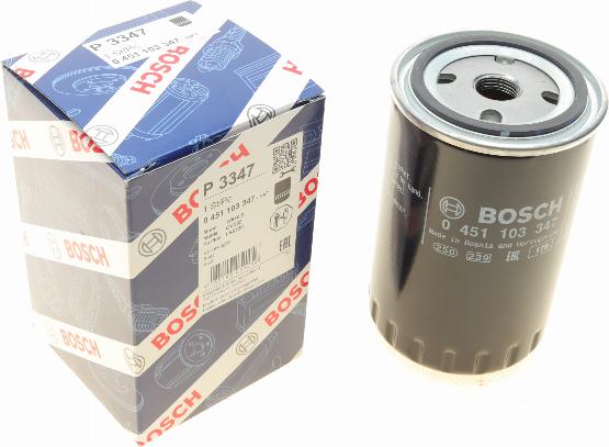 BOSCH 0 451 103 347 - Eļļas filtrs www.autospares.lv