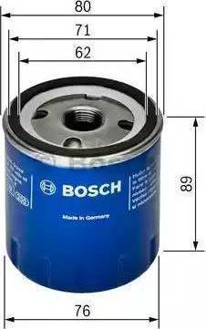 BOSCH 0 451 103 303 - Масляный фильтр www.autospares.lv