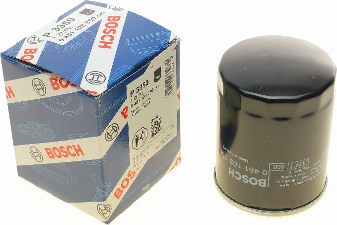 BOSCH 0 451 103 350 - Oil Filter www.autospares.lv