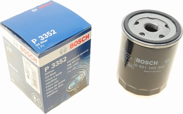 BOSCH 0 451 103 352 - Eļļas filtrs www.autospares.lv